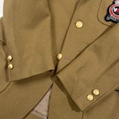 金ボタン VAN JACKET ヴァンヂャケット エンブレム 段返3B 背抜き テーラードジャケット L/ベージュ メンズ