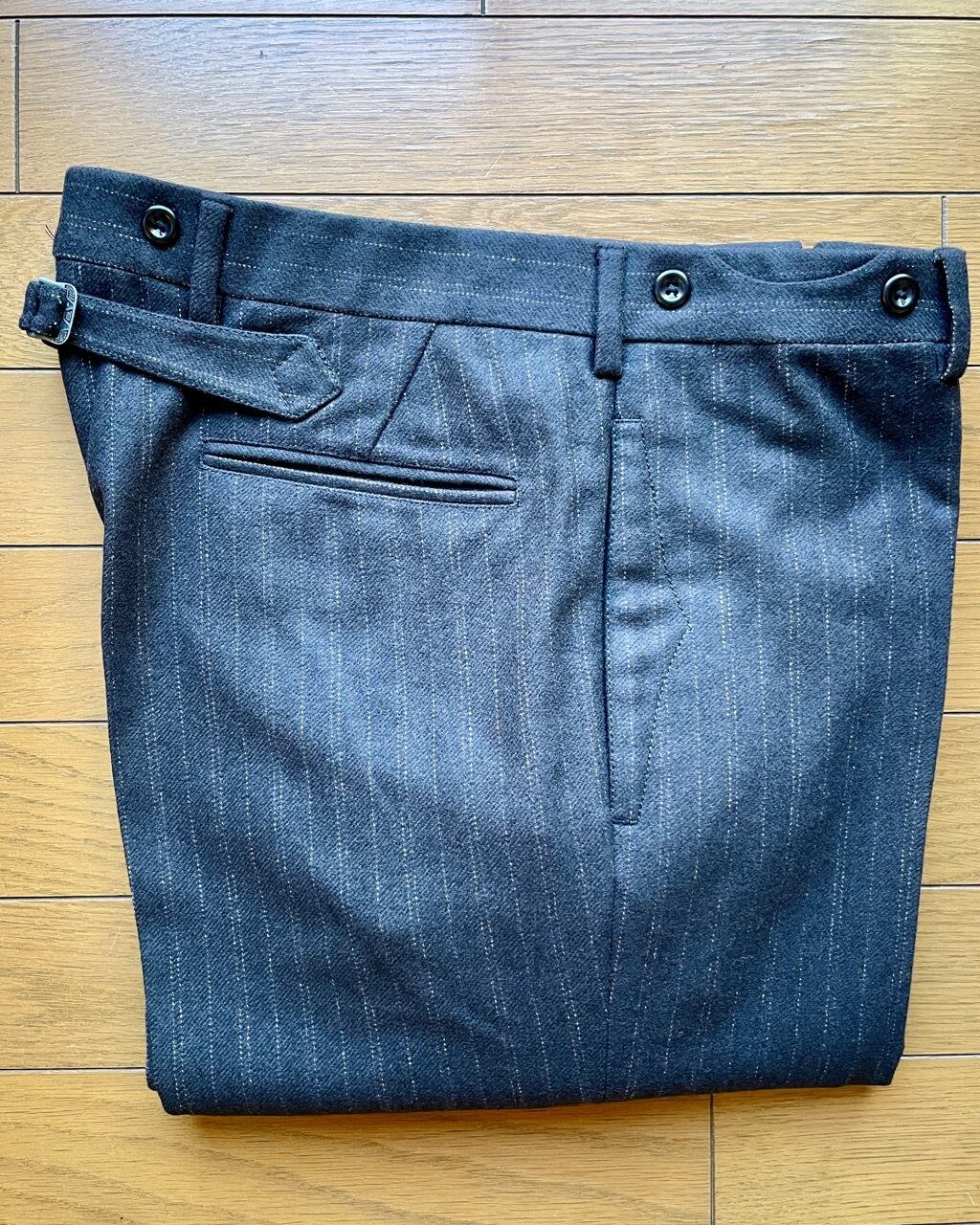 未使用品 ポロラルフローレン イタリー製 ワークトラウザーズ W33 裾