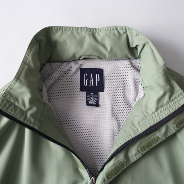 "old GAP" high-neck half-zip big pullover