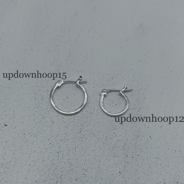updown hoop12 / 950silver