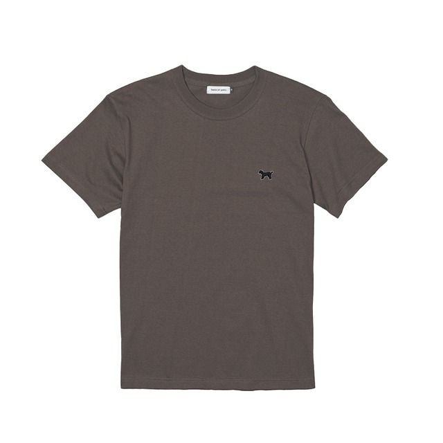 sideways logo T-shirt：Charcoal