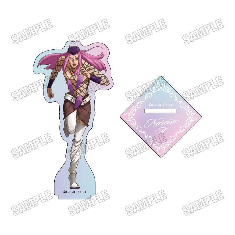 アニメ『ジョジョの奇妙な冒険 ストーンオーシャン』 描き下ろしオーロラアクリルスタンド【AM2026】2.ナルシソ・A
