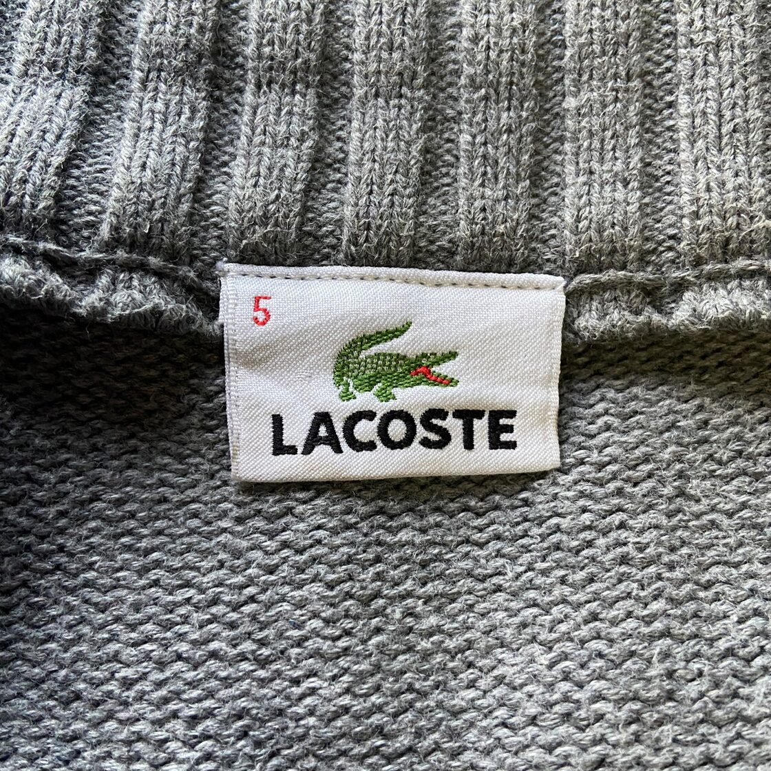 LACOSTE ラコステ コットンニット ジャケット メンズL相当 古着 