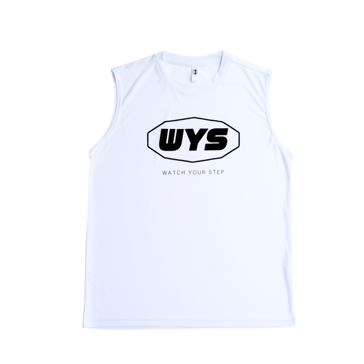 WYS Sleeveless Shirt (white) | WYS ONLINE SHOP