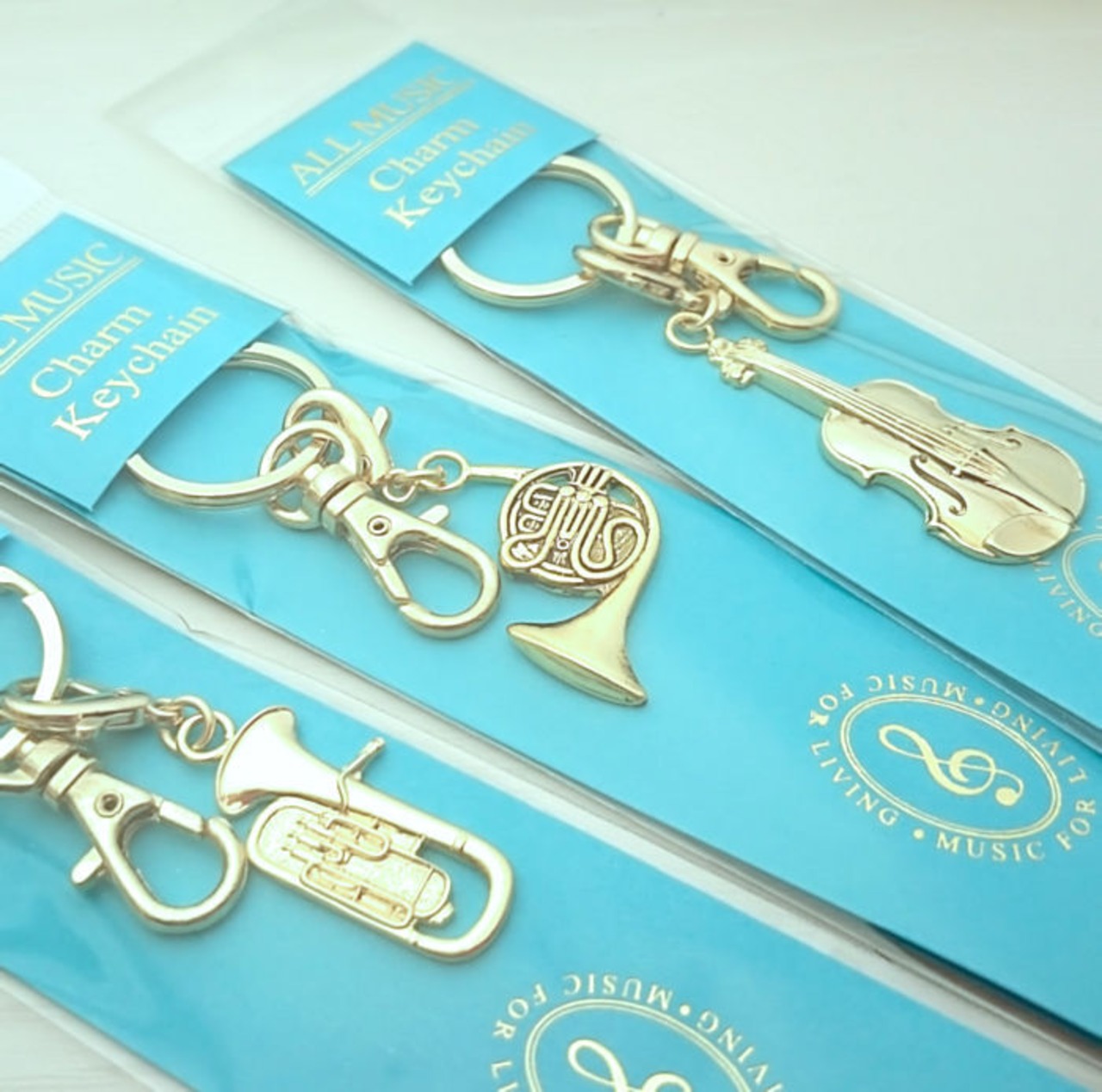 ホルン　オールミュージック　キーホルダー　