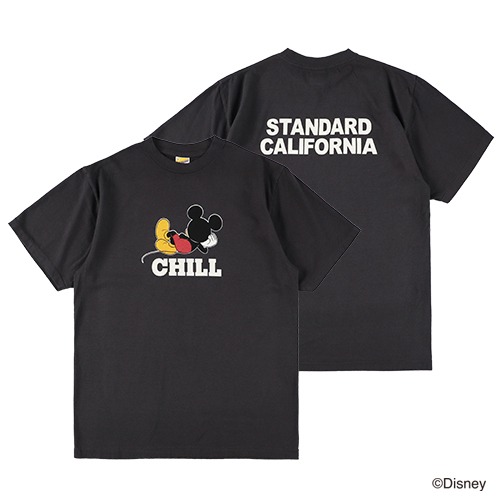STANDARD CALIFORNIA スタンダードカリフォルニア Disney × SD Chill Tシャツ ブラック