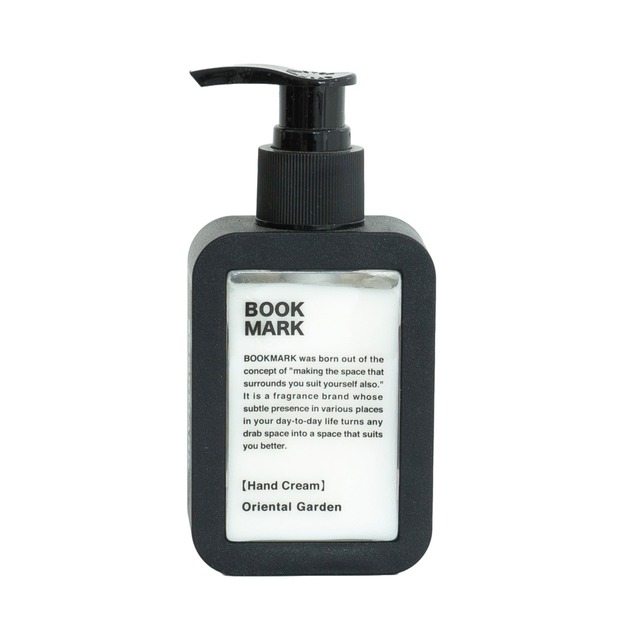BOOK MARK Hand Cream-ORIENTAL GARDEN-120g/ブックマーク/ハンドクリーム/ギフト/インテリア/雑貨