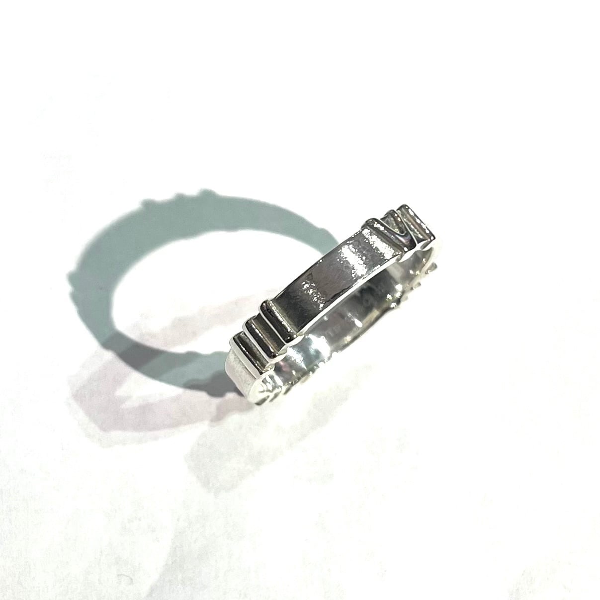 TIFFANY&CO.】2054 アトラスリング指輪 2006年限定／22号 シルバー925