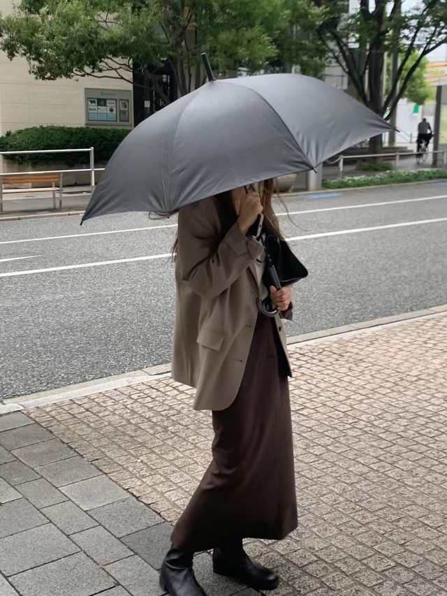 (OUNCE) wool maxi skirt / 2color