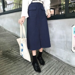 ◎ベルト付き ミリタリースカート レディース 19ss-028a【メール便可】