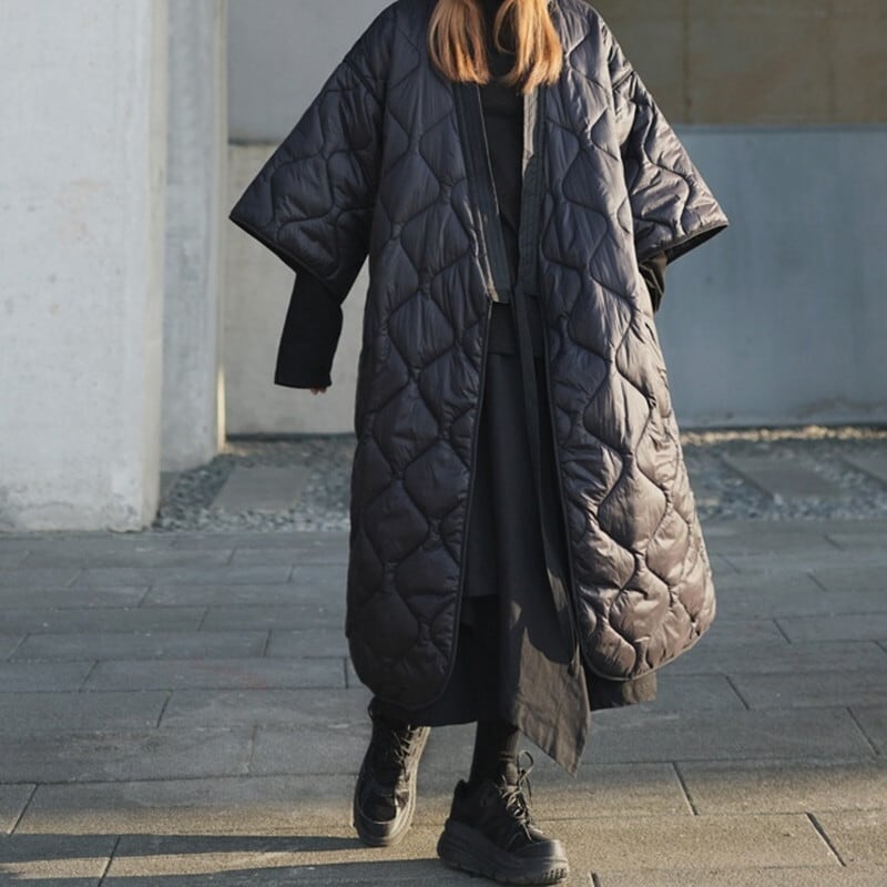 quilted loose jacket 10869