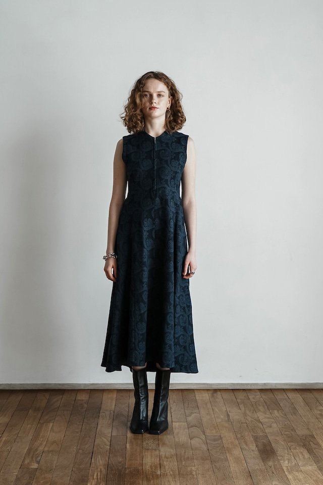 JACQUARD DRESS【CA3A-O445】