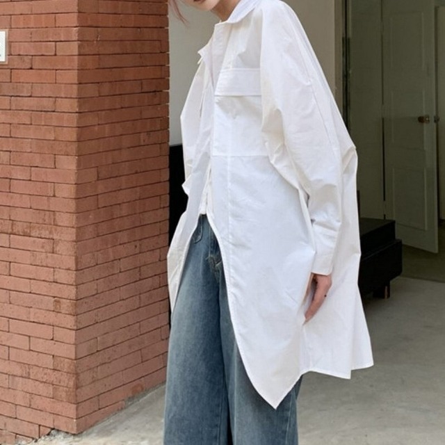 サイドデザインシャツ 2color 10221