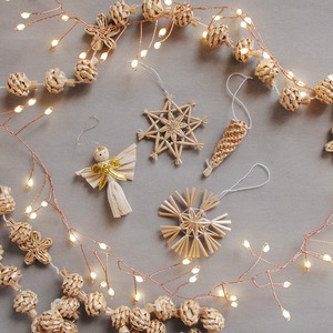 Straw ornament set (40P)