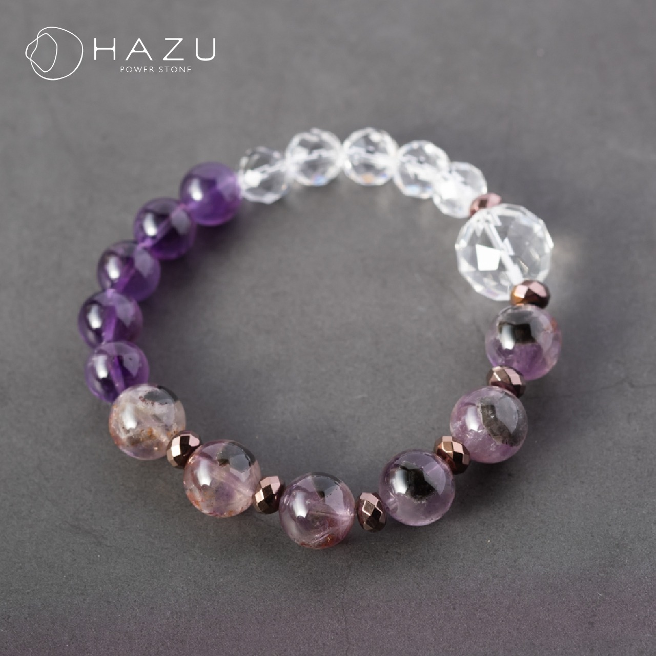 天眼模様／新たな可能性を開く23種の奇跡［オーラライト23／アメジスト／水晶］