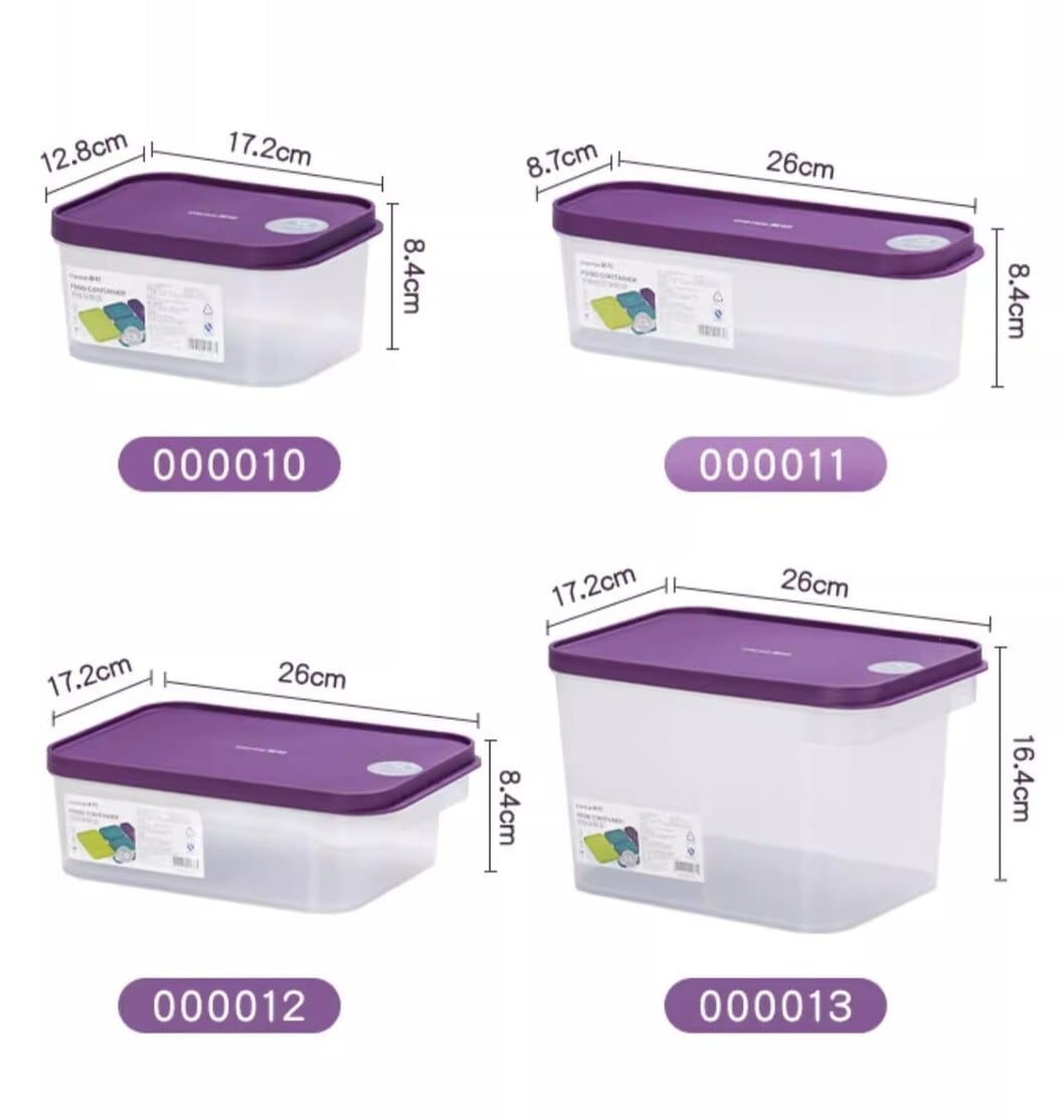 プラスチック保存容器 保存ボックス タッパー 1300ml 鮮度保持ケース