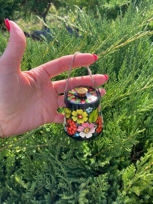 ソルト&ペッパーボトル　ホメンコ作（ペトリキフカ）