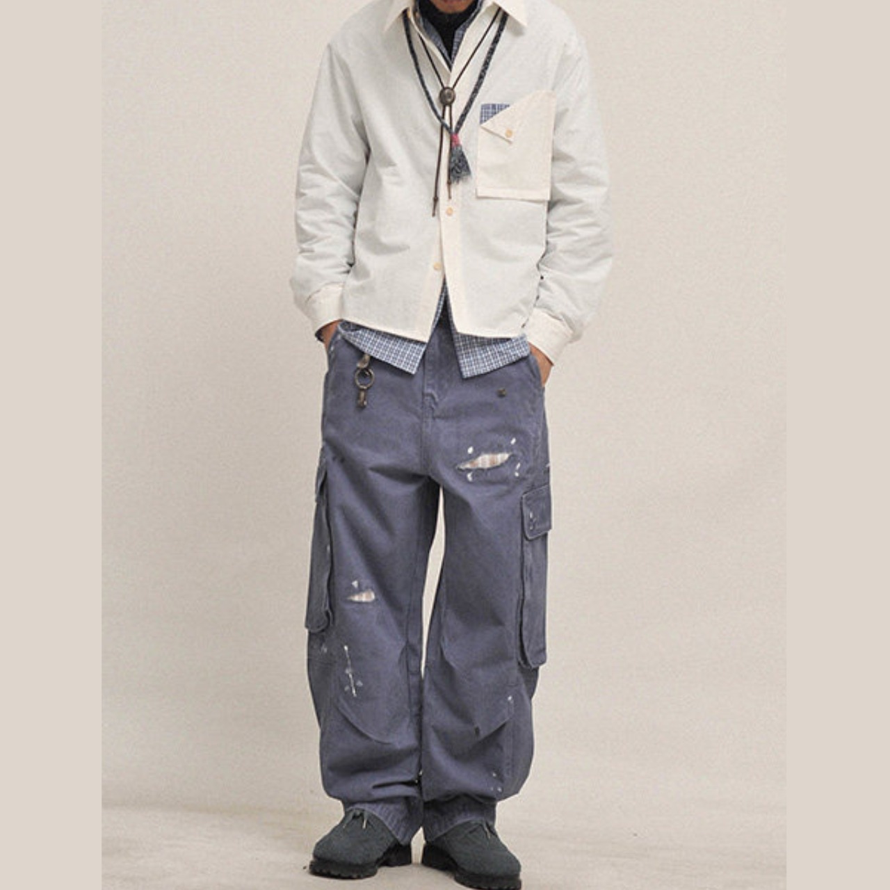 ヴィンテージ ウォッシュ・ペイントワークカーゴ N3549 - 9