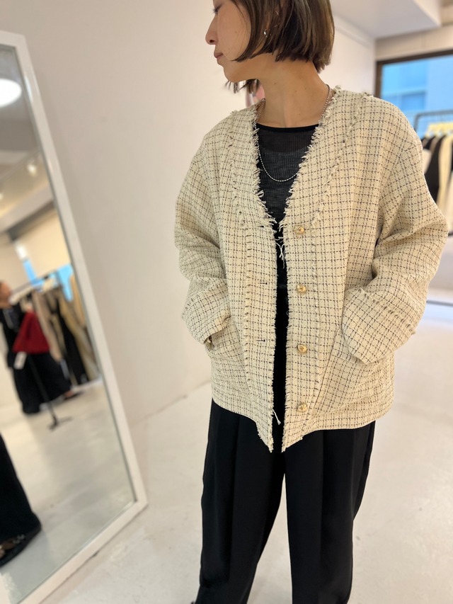 CHIGNON［7956-418KK] ツイードJK