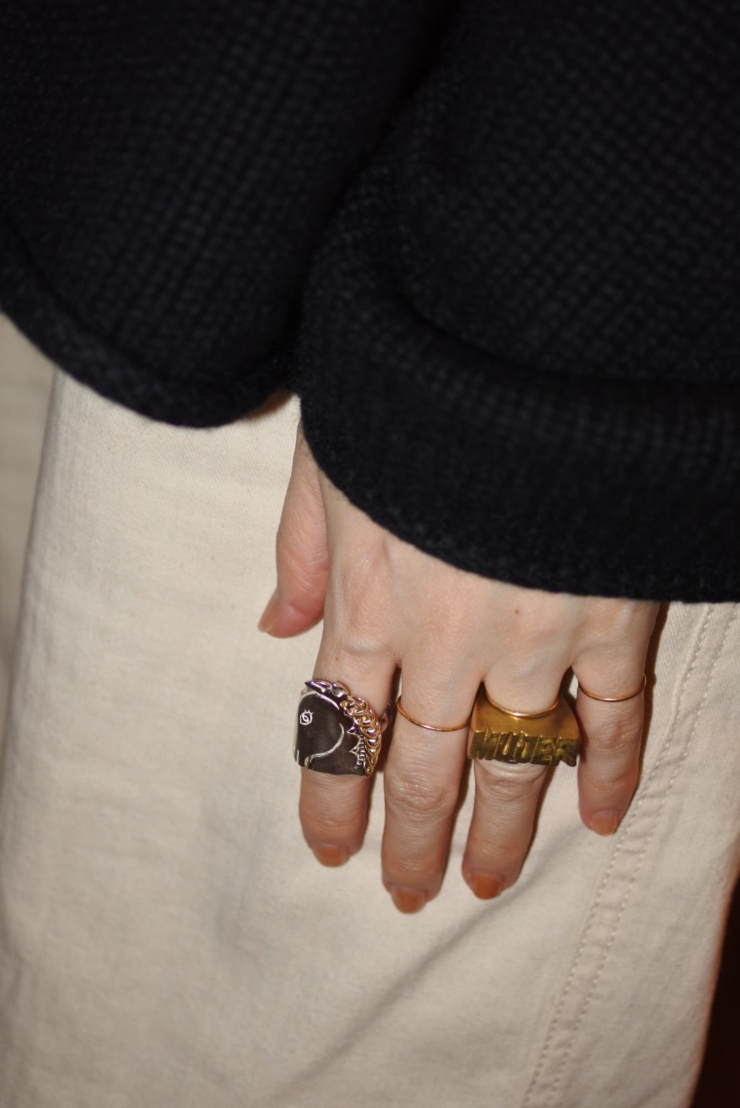 OH MY HORSE RING / SILVER × K18GOLD | Hi-CORAZON