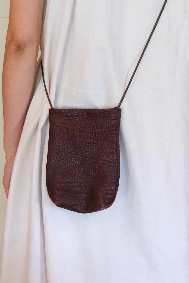 《即納》pocket shoulder【burgundy】