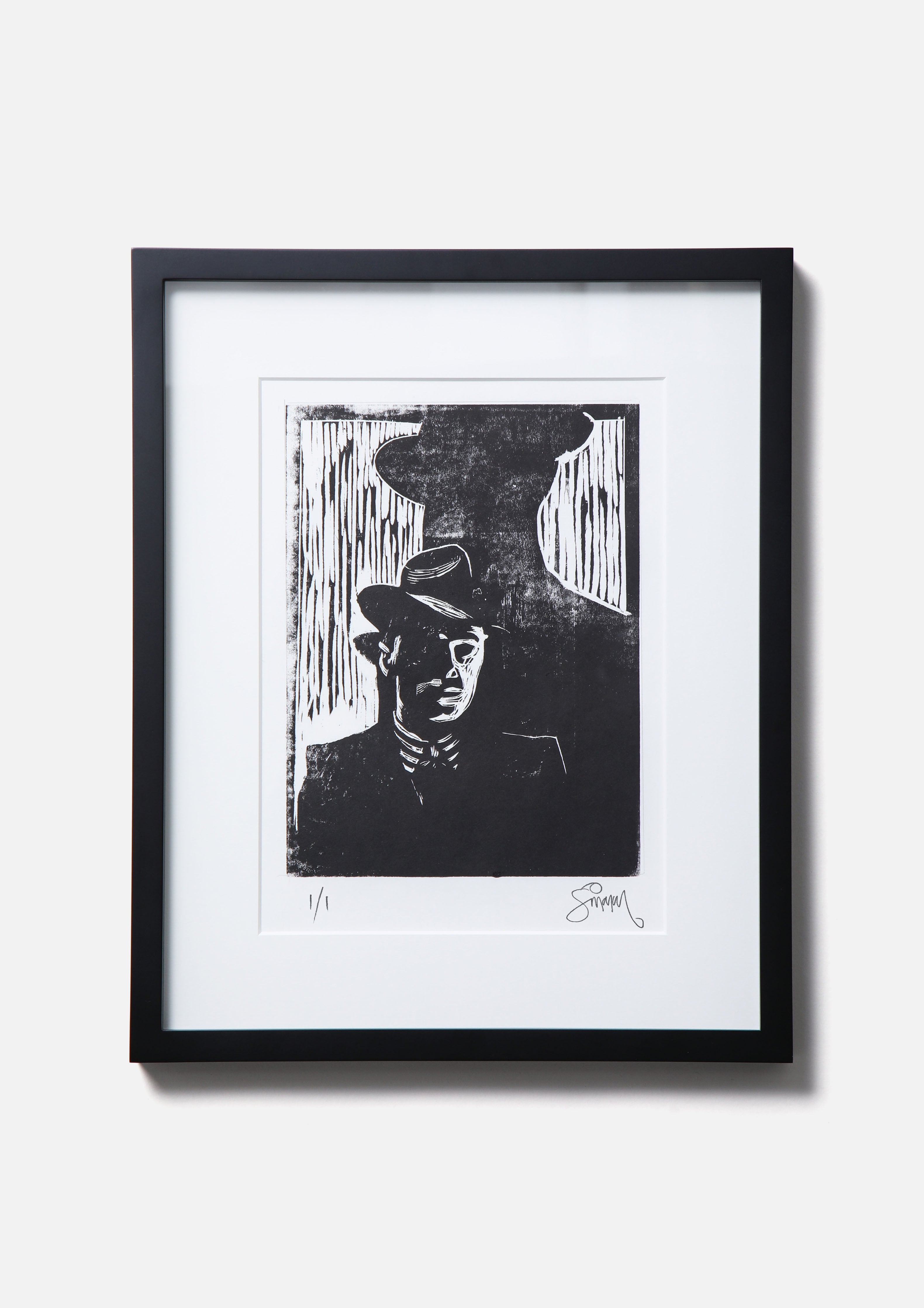 PAUL SIMONON WOODCUT PRINT-1 | NEIGHBORHOOD