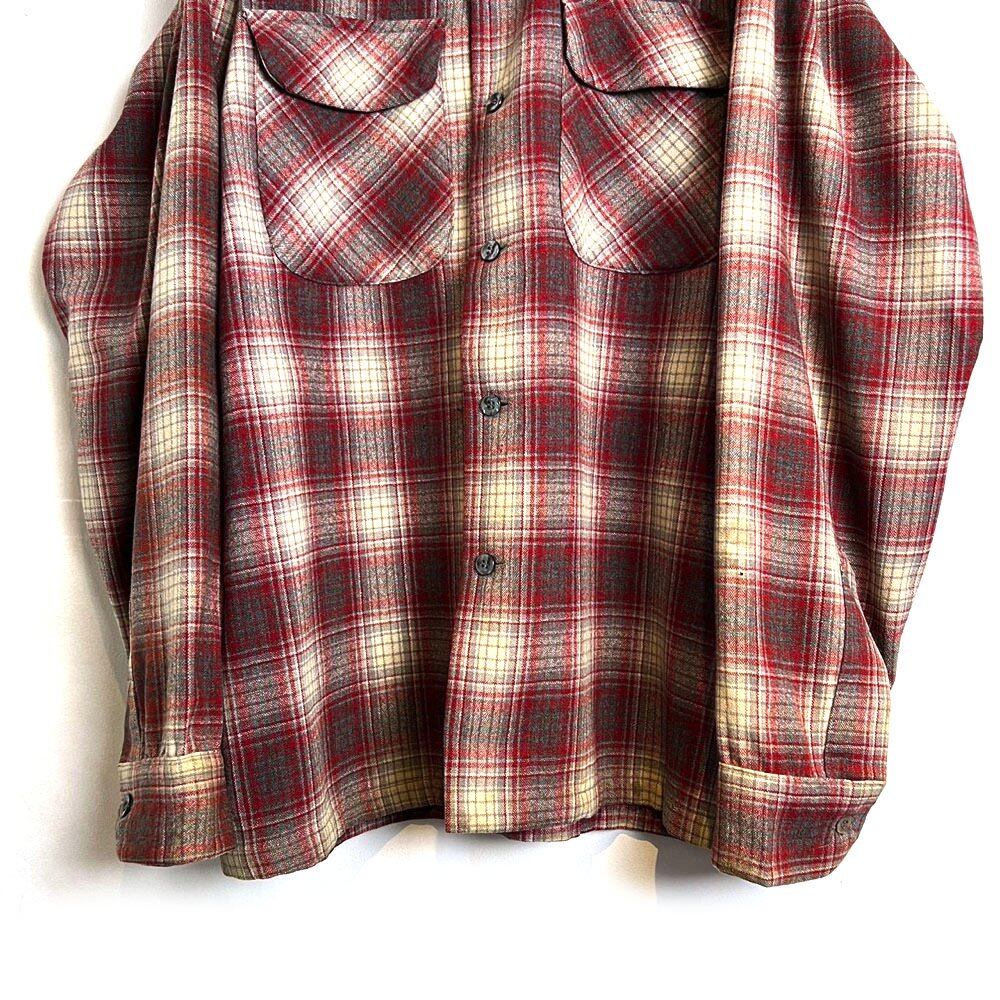 PENDLETON Vintage Loop Collar Wool Shirt [1970s-] Vintage Loop