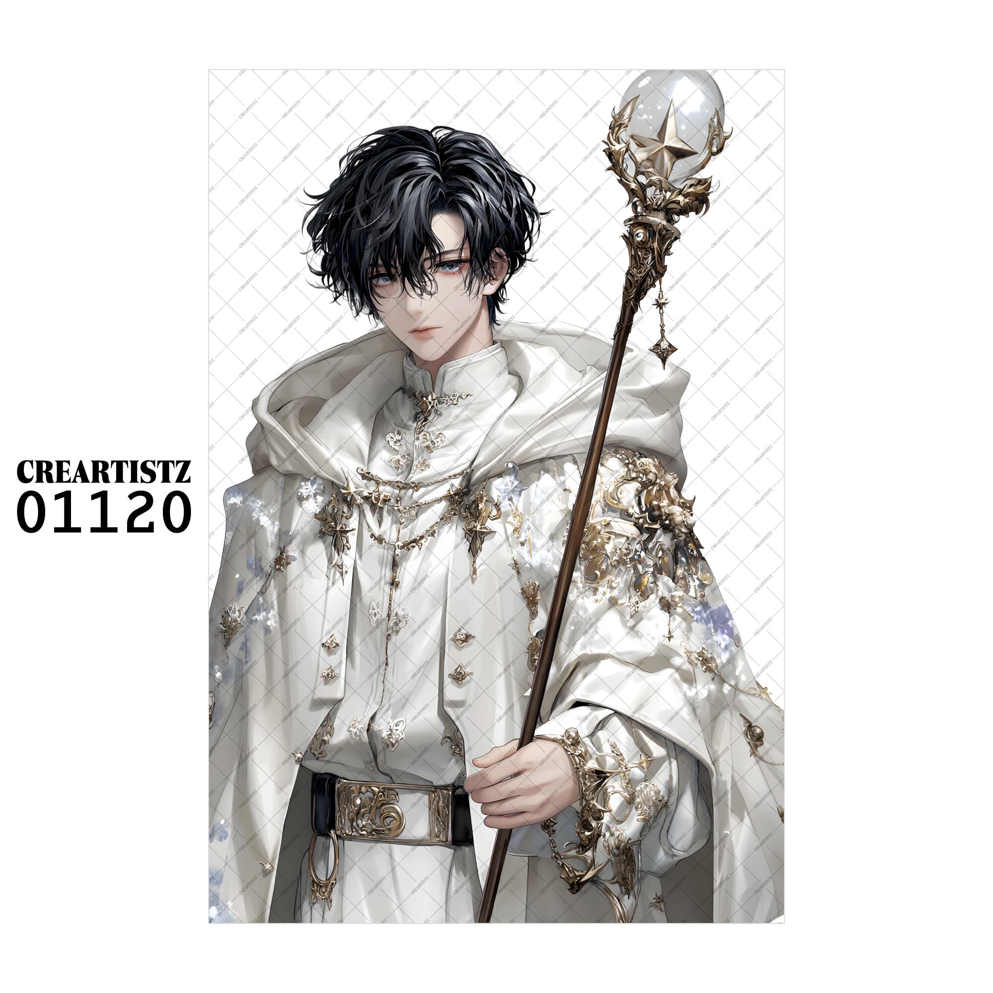 01120 ボーイ クール オリジナル ペーパー/ステッカー 4枚セット CREARTISTZ