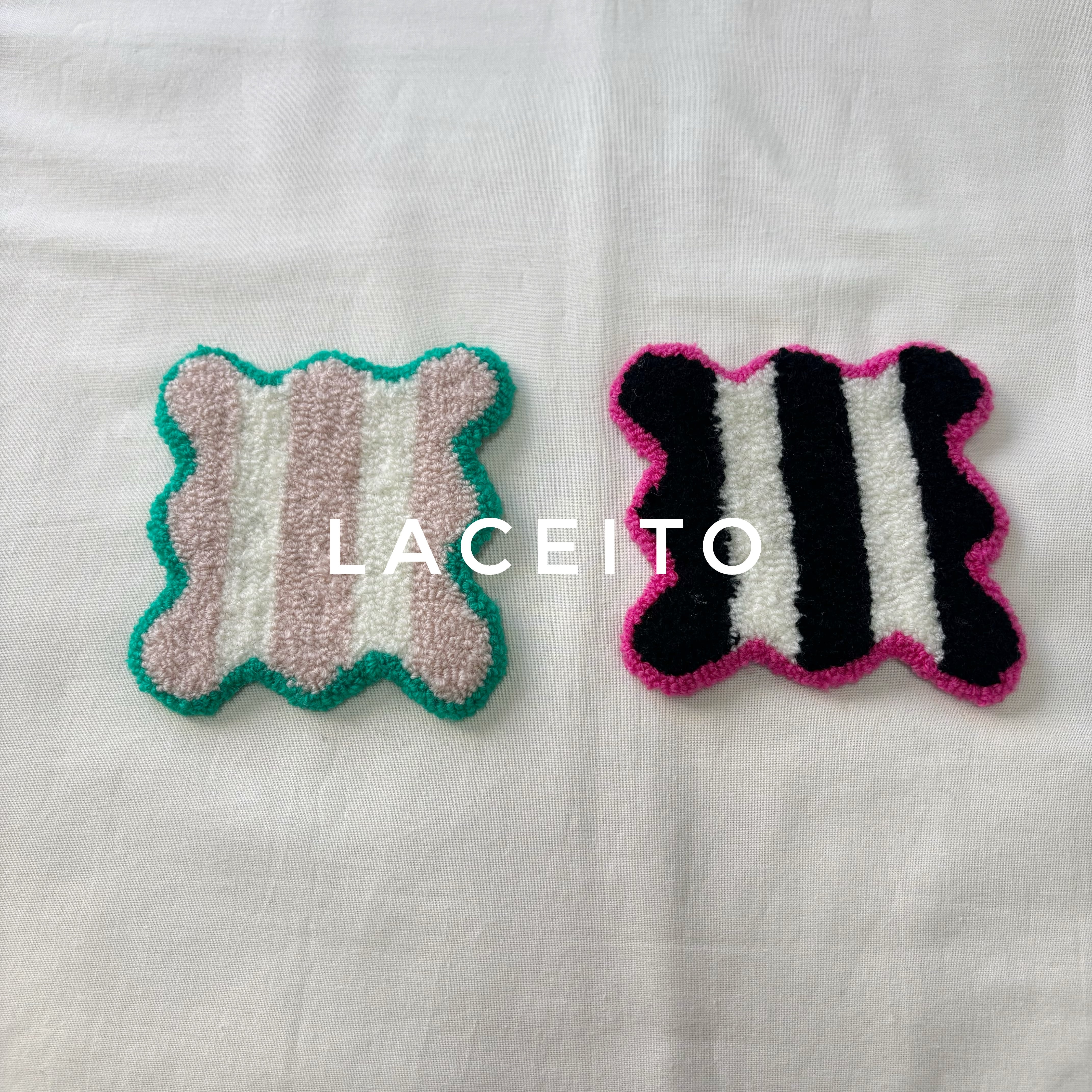 コースター インテリア 韓国風 パンチニードル 北欧風 | Laceito