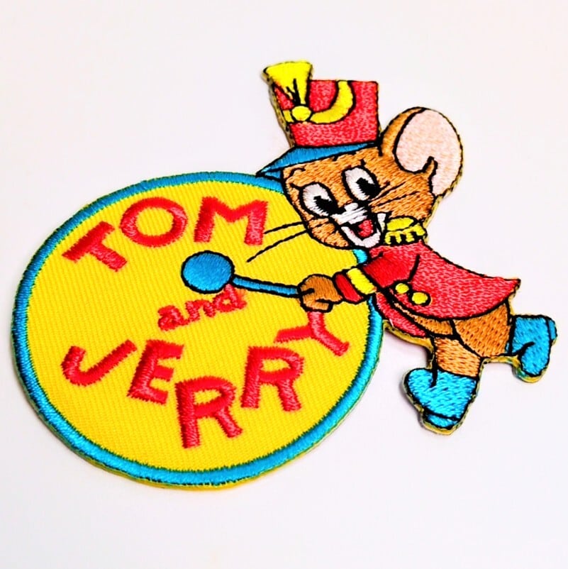 送料無料！ ☆刺繍アイロンワッペン☆【 Tom and Jerry ( トムと