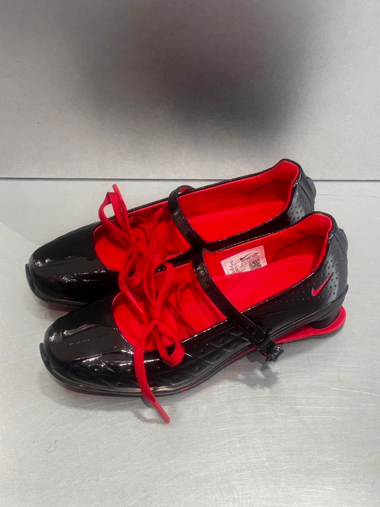 【26SS】NIKI ナイキ / LABELHOOD × NIKE SHOX Z CALISTRA “Black/University Red” - 1