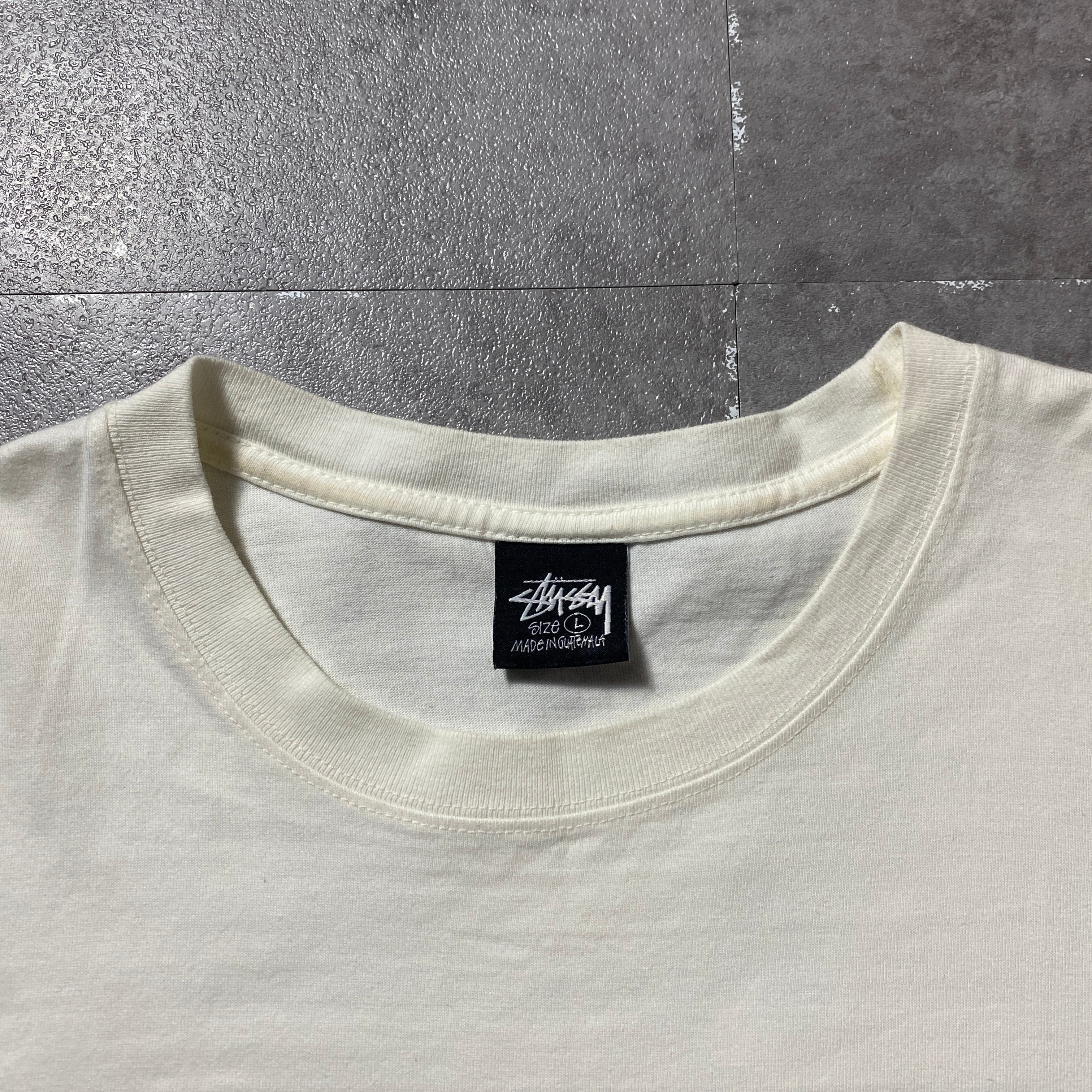 stussy ステューシー 8ボール バックプリント ホワイト 白 Tシャツ