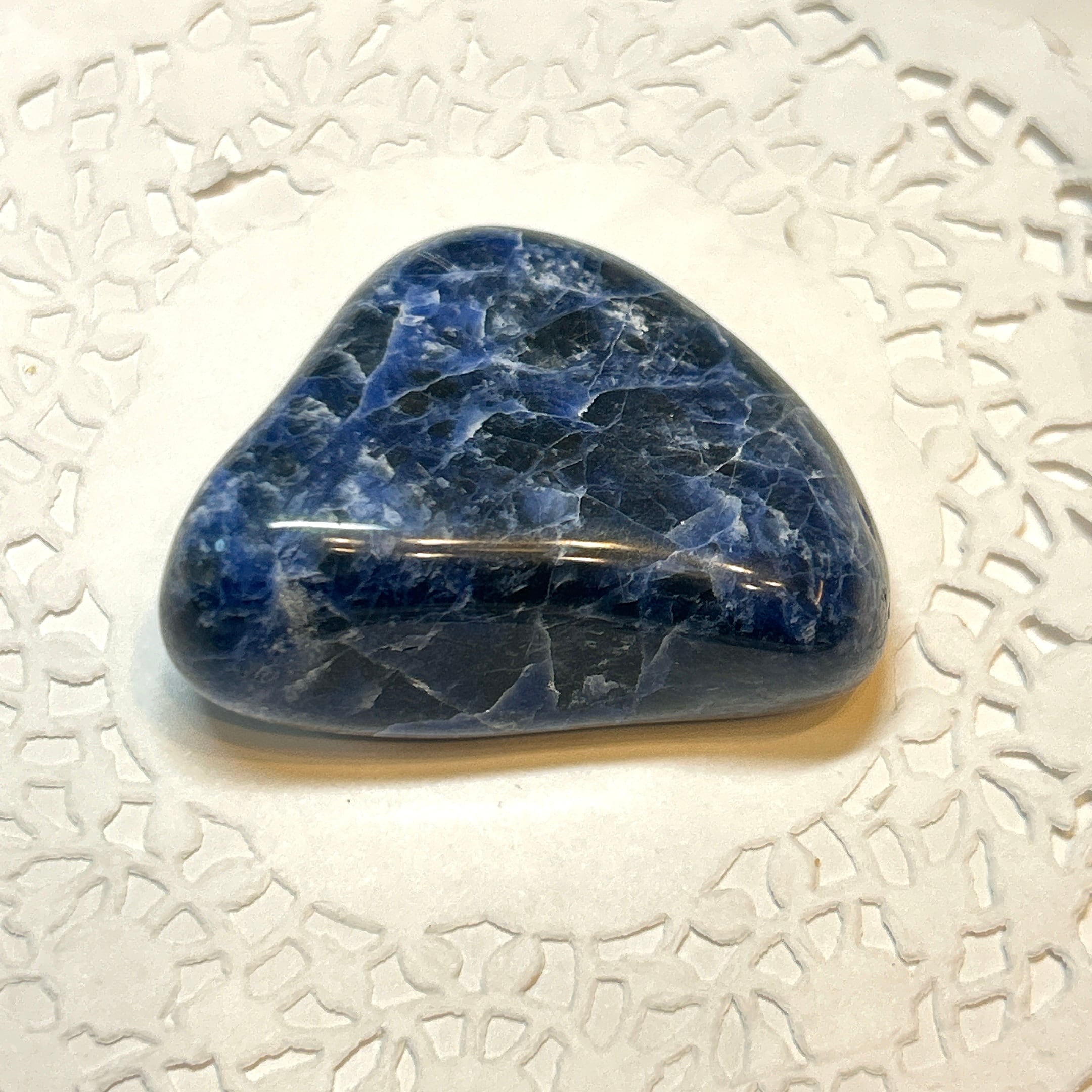 18033】ソーダライト タンブル ペブル Sodalite 天然石 磨き石 鉱物