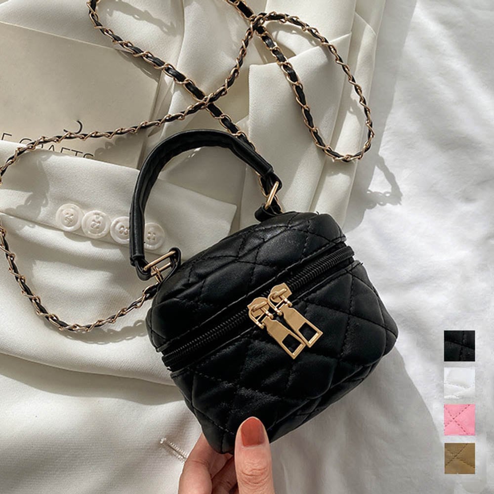 ショルダーバッグ キルティング ミニバッグ レディース チェーンバッグ
