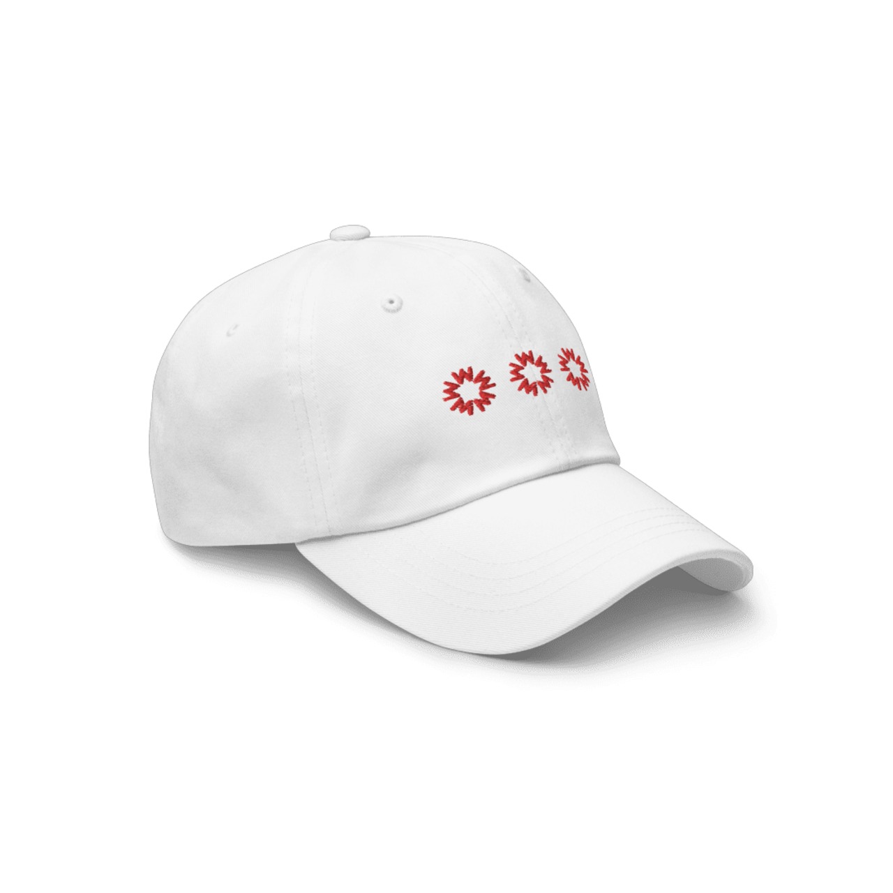 【012】Mitsuboshi Logo Cap Red/White