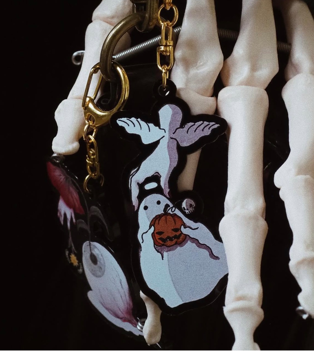 骸骨キャンディー　アクリルキーホルダー