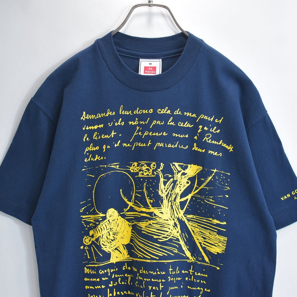 90~00s Hanes ヘインズ VAN GOGH Museum ヴァンゴッホ美術館 アート プリント 半袖 Tシャツ ヴィンテージ ビンテージ ヨーロッパ古着 メンズ