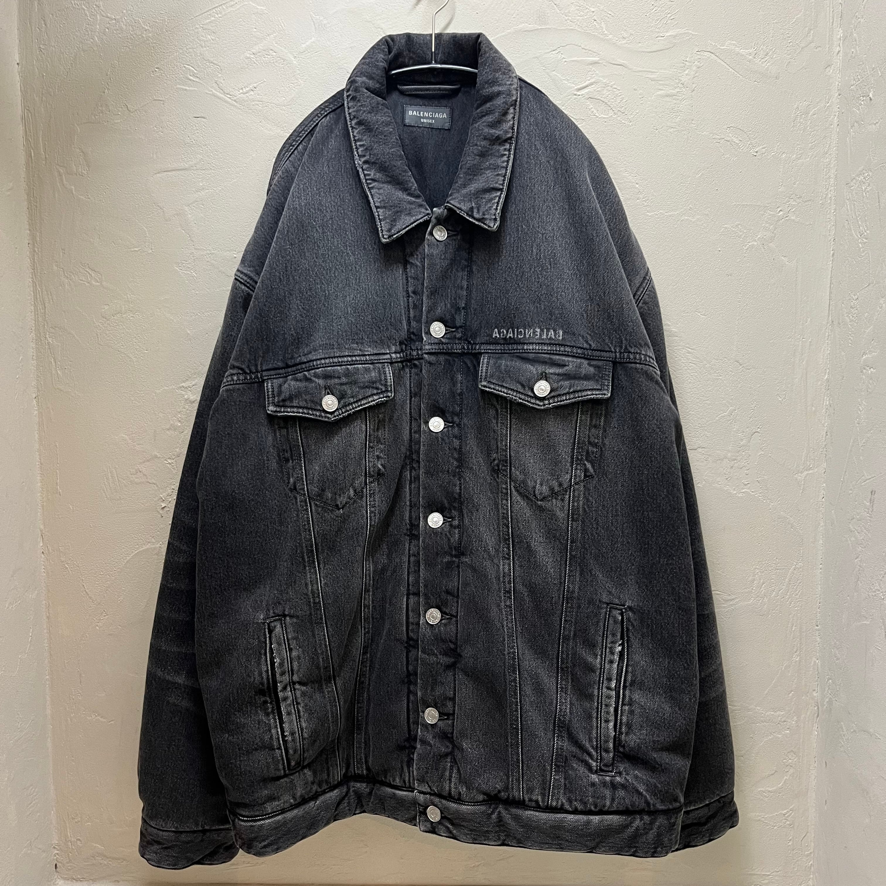 BALENCIAGA バレンシアガ バックロゴオーバーサイズデニム  