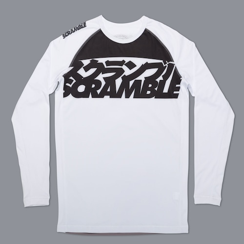 SCRAMBLE RANKED RASHGUARD V3  ホワイト