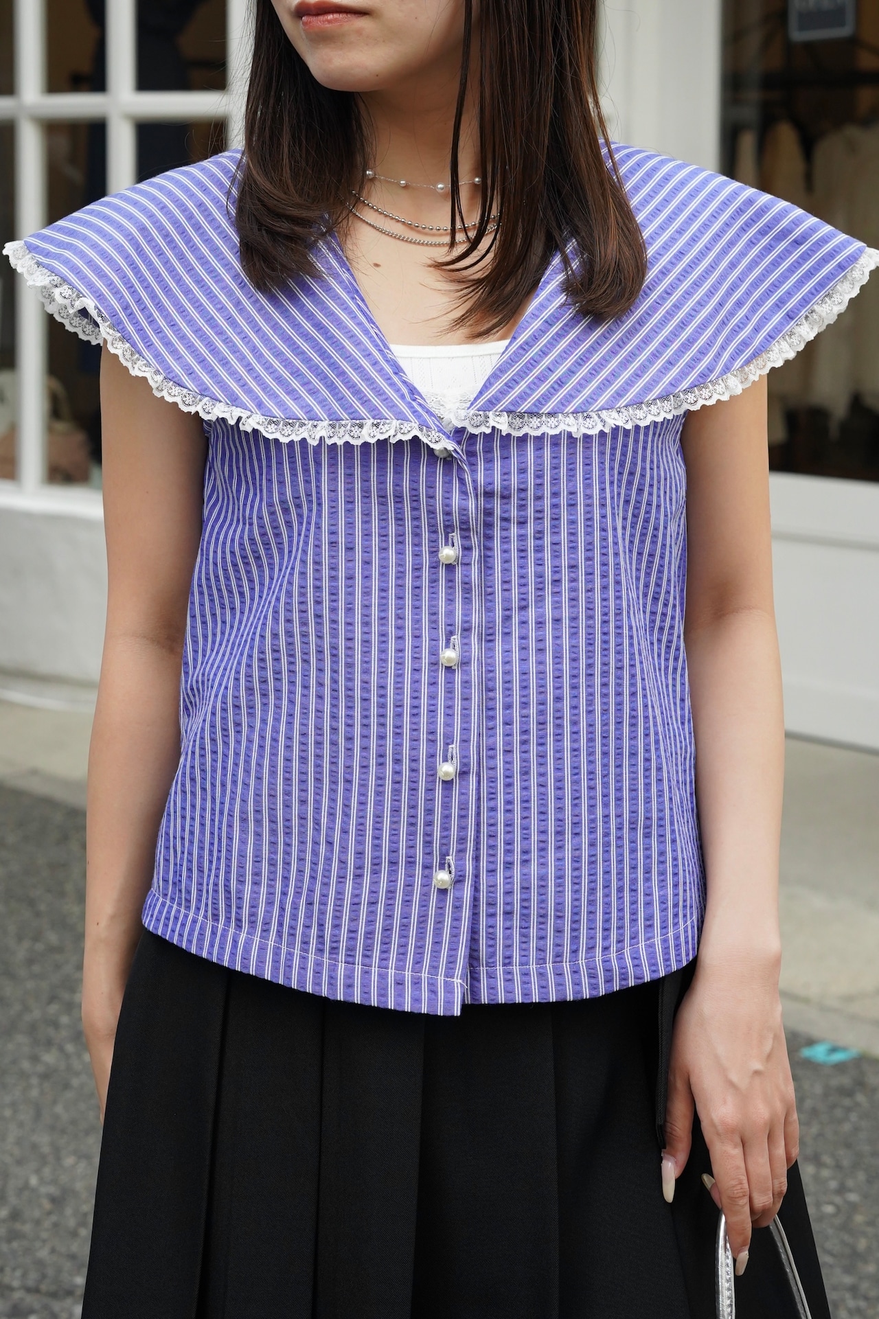 VINE STRIPE TOPS