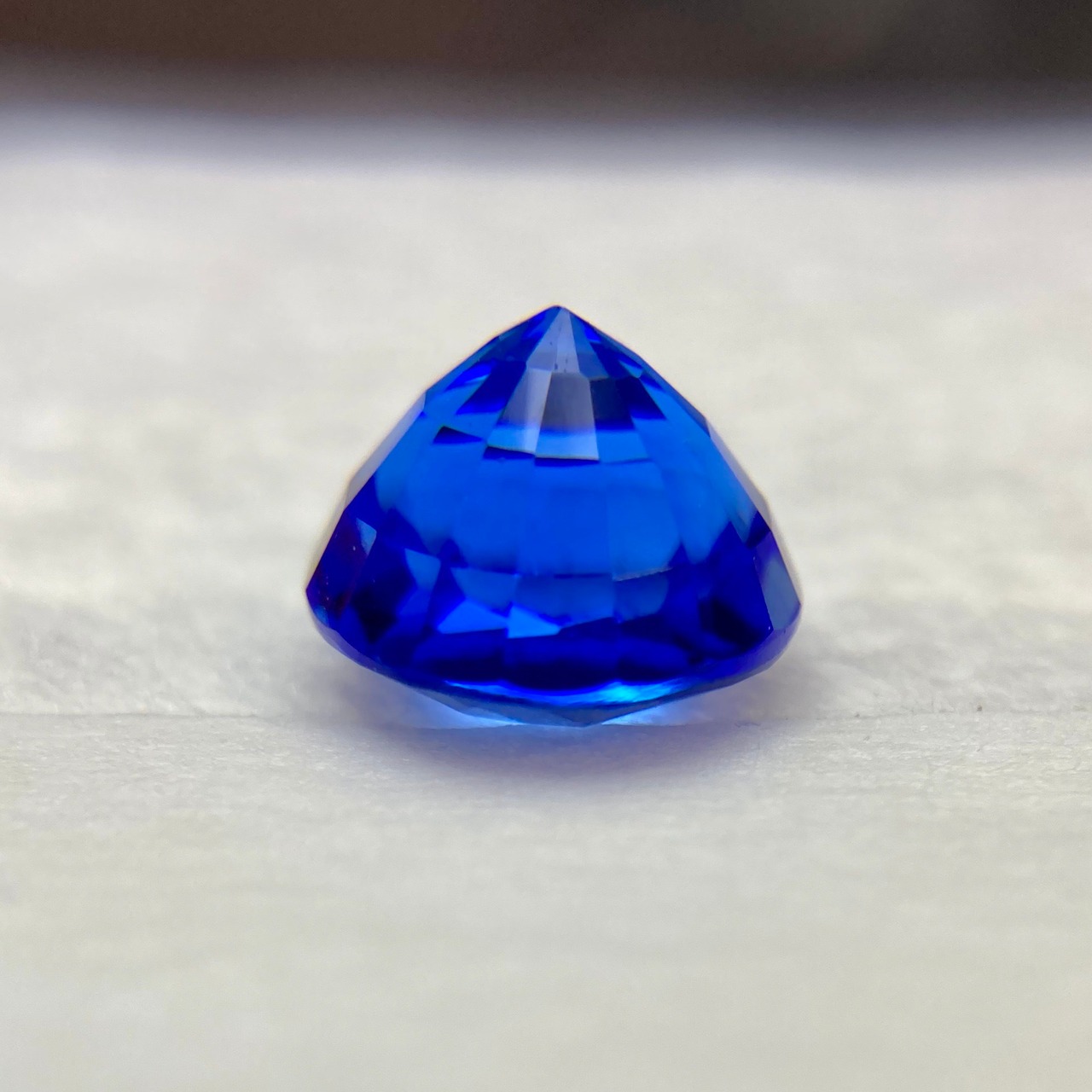 合成クォーツ 2.776ct ブルー 簡易ソーティング付き No.146