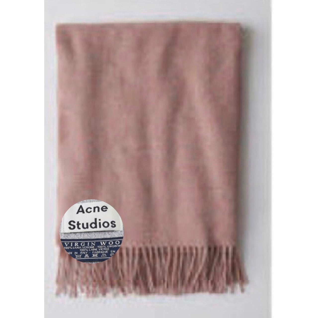 Acne Studios]旧タグ：アクネストゥディオ fringed Scarf オーバー  