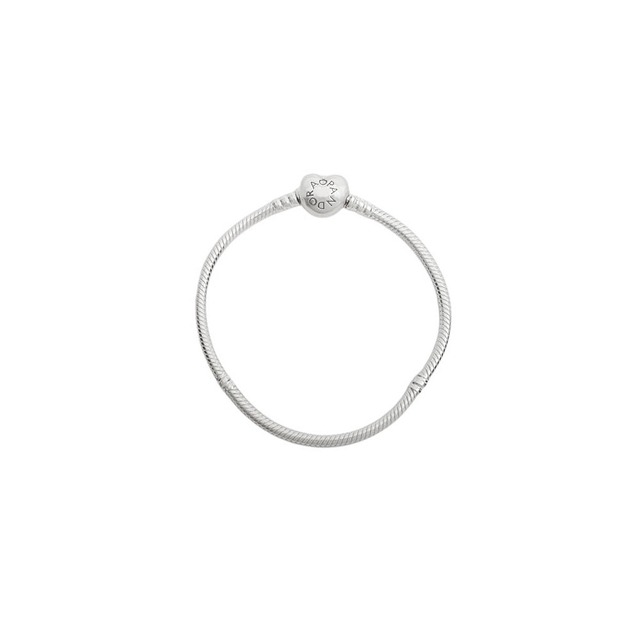【ブランド純正BOX&ショッパー付き】 パンドラ PANDORA Moments Heart & Snake Chain Bracelet アクセサリー ブレスレット 590719-17 レディース シルバー
