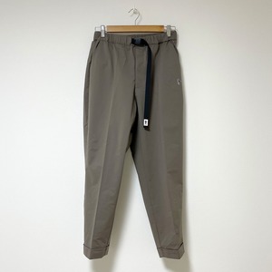 CENTER PRESS ADJUSTABLE PANTS -BROWN-