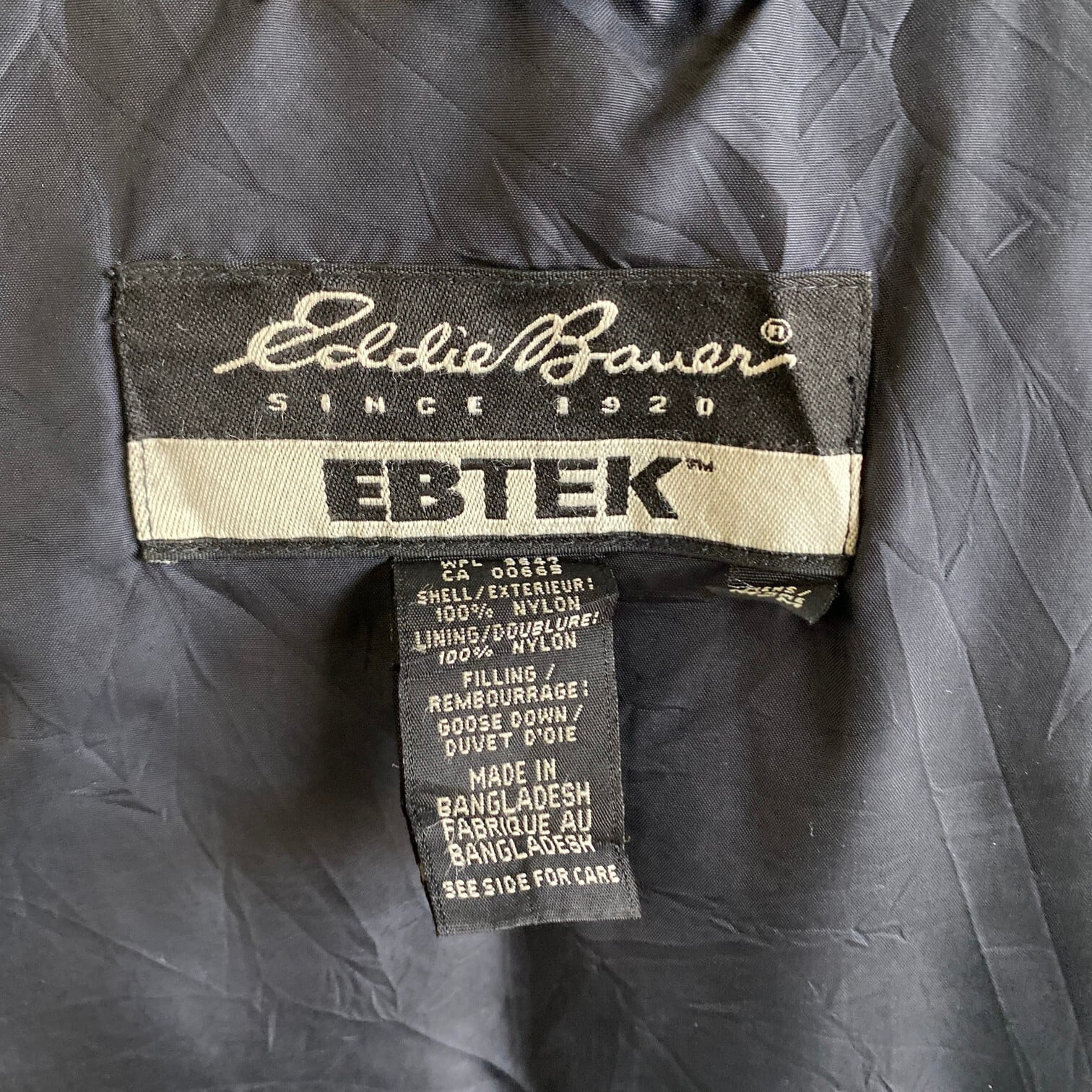 00年代 Eddie Bauer エディーバウアー EBTEK グースダウンベスト ...