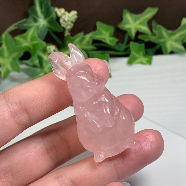 22.可愛いうさぎさん・ローズクォーツ