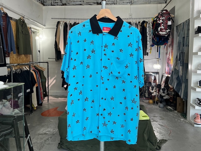 Supreme DEVIL RAYON SHIRT BLUE LARGE 99481