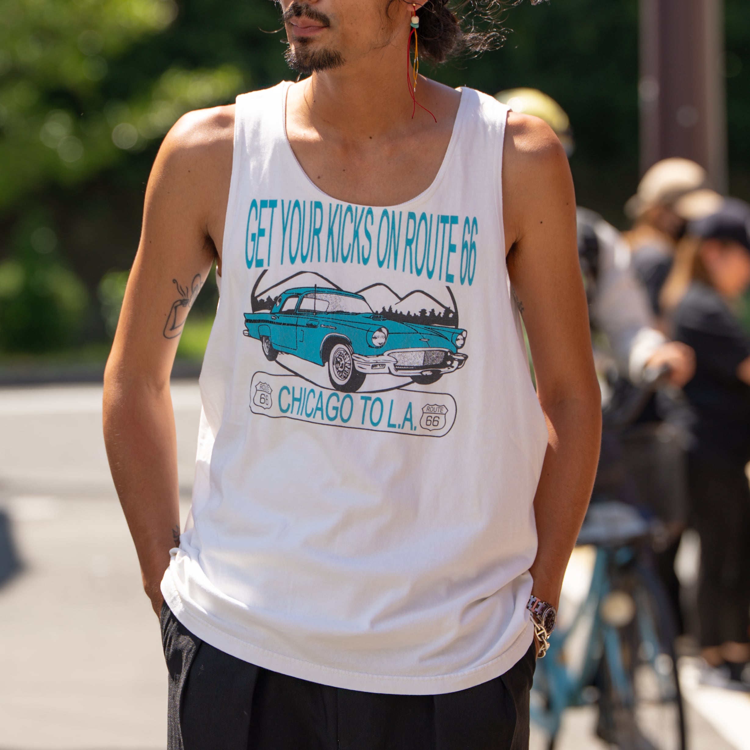 リメイクタンクトップ Route 66 】XL | GVM VINTAGE online shop