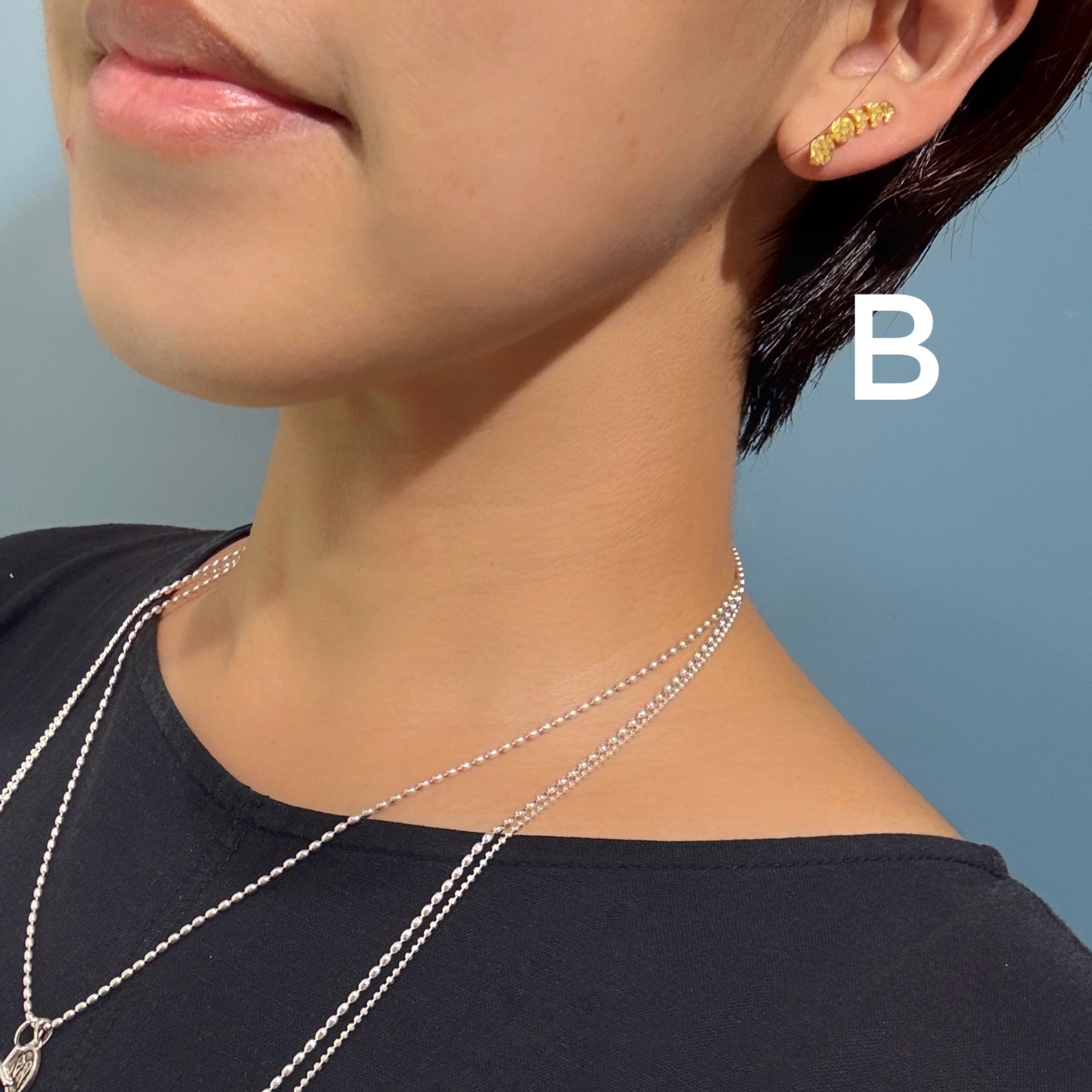 片方販売】Gold Coating 月のみちかけ ピアス | 【公式通販】鎌倉の