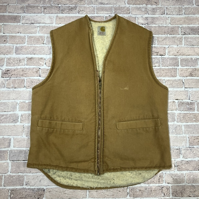 1970s CARHARTT DUCK BOA LINER VEST